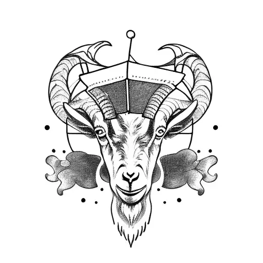 goat, boat, crow, pirates, circus, post-apocalyptic, accordion tattoo design idea