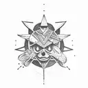 stoner stargazing  tattoo design idea