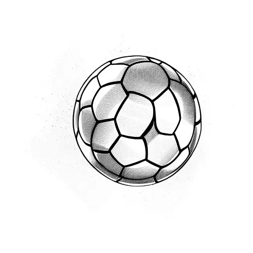 SOCCER BALL with gloves  tattoo design idea