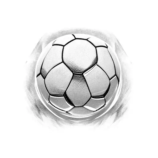 SOCCER BALL with gloves socer tattoo design idea