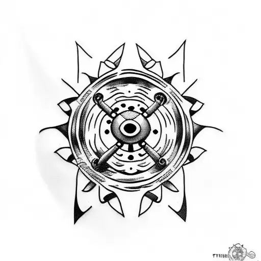 luffy one piece tattoo design idea