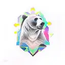 Bear claw tattoo design idea