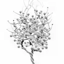 Pohutukawa tattoo design idea