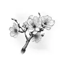 Cherry Blossom tattoo design idea