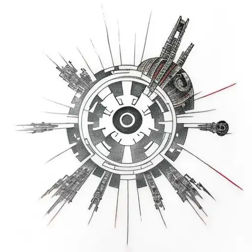 Star Wars Sith with Ronin Aesthetics  tattoo design idea