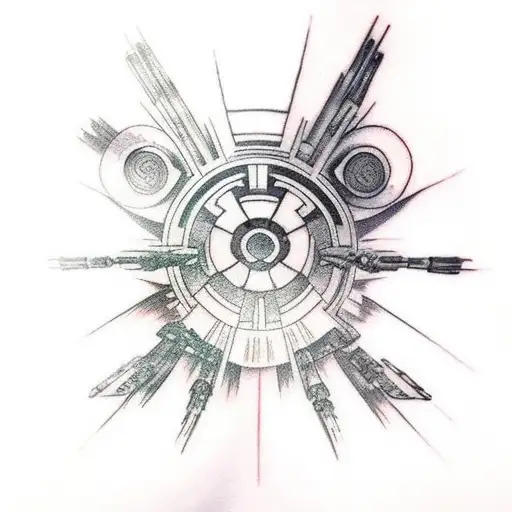 Star Wars Sith with Ronin Aesthetics  tattoo design idea