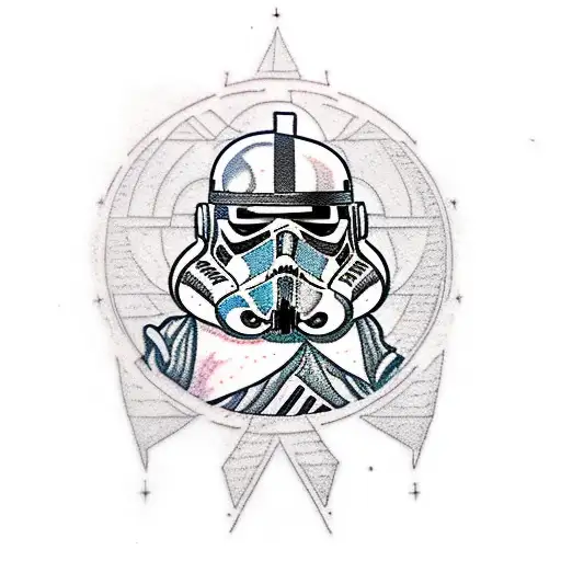 Star Wars Evil Jedi with Ronin Aesthetics  tattoo design idea