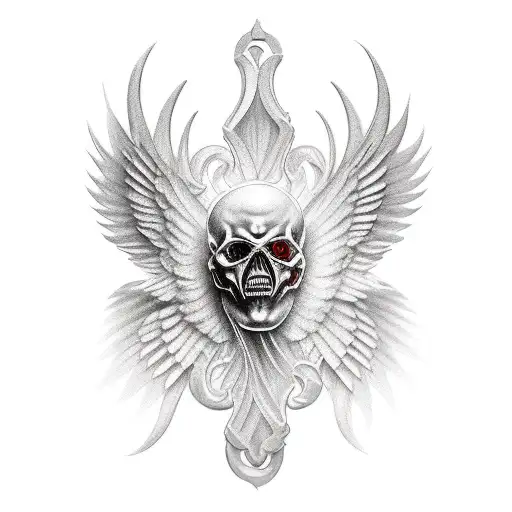 saint michael arcangel  tattoo design idea