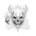 sr alphabets tattoo design idea