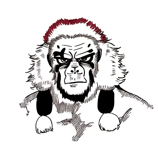 ape irezumi tattoo design idea