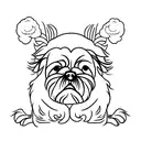 shih tzu tattoo design idea
