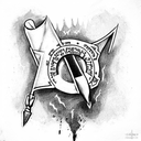 Klu Klux Klan tattoo design idea