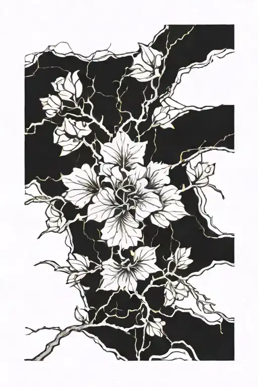 kintsugi tattoo ideas tattoo design idea