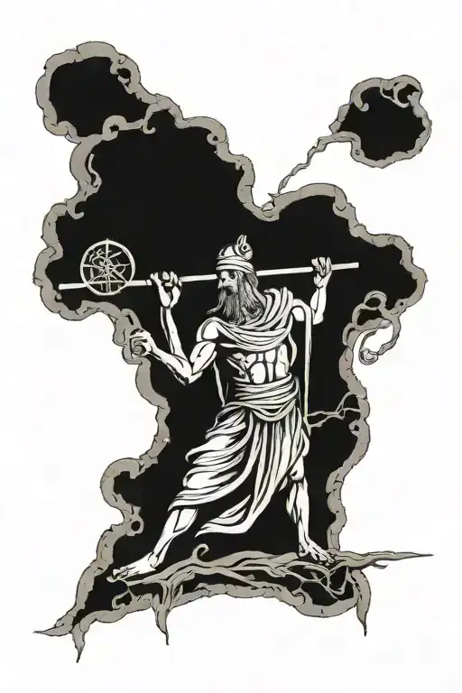 Ancient Greec the weavers of destiny tattoo design idea