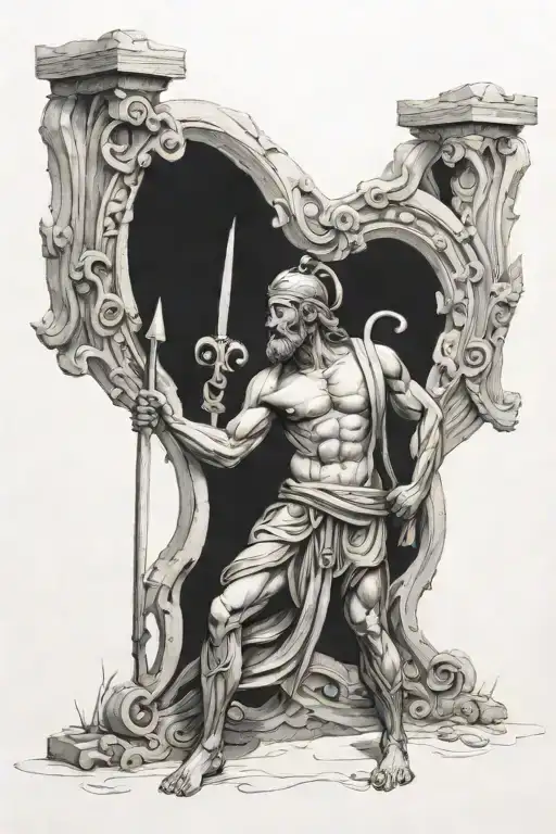 Ancient Greec the weavers of destiny tattoo design idea