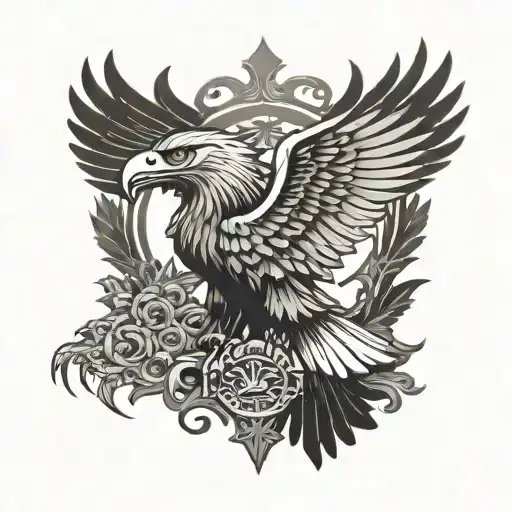 albanian eagle tattoo tattoo design idea