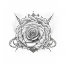 pastor alemán tattoo design idea