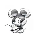 mickey mouse tattoo design idea