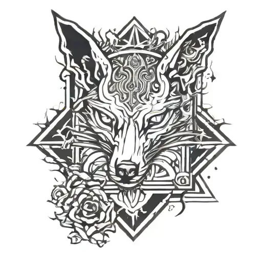 unknown trapstar  tattoo design idea