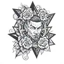 unknown trapstar  tattoo design idea