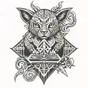 unknown trapstar  tattoo design idea