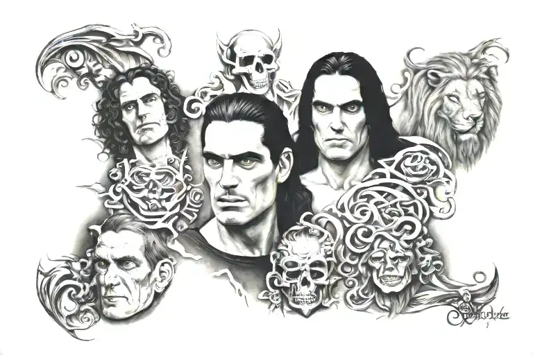 Peter steele tattoo design idea