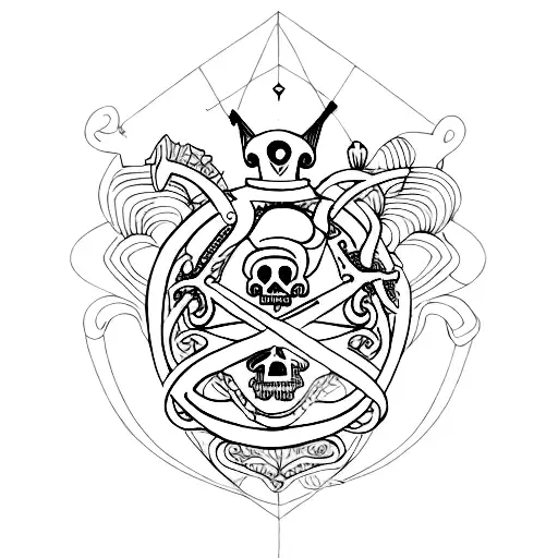 Memento Mori tattoo design idea