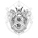 Memento Mori tattoo design idea