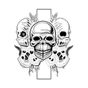 Memento Mori tattoo design idea