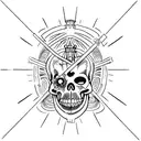 Memento Mori tattoo design idea