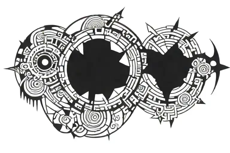 Atlas tattoo design idea