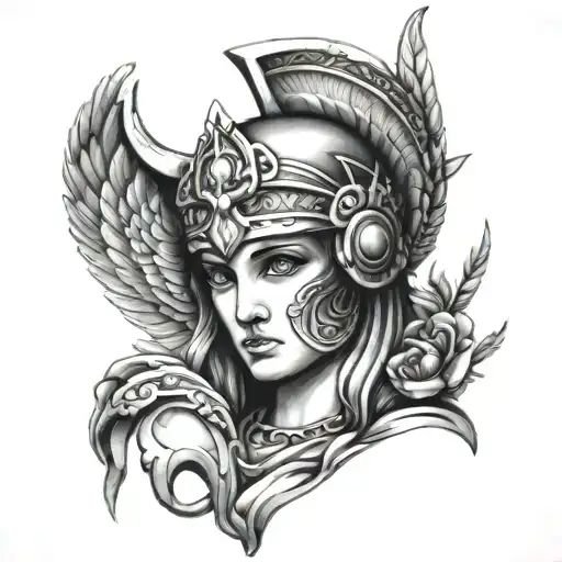 athena  tattoo design idea