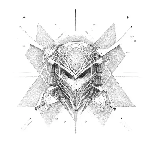 cyber sigilism  tattoo design idea