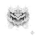 cyber sigilism  tattoo design idea