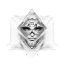 cyber sigilism  tattoo design idea