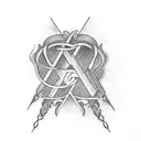 last name tattoo design idea