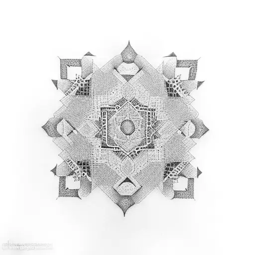 Keffiyeh tattoo design idea