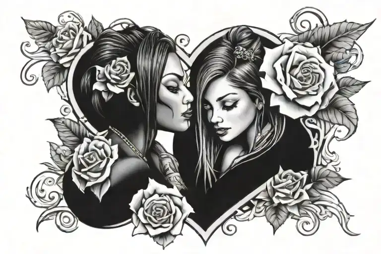 love of my life i need somebody to love tattoo design idea