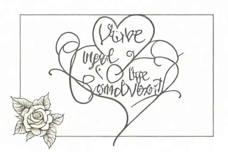love of my life i need somebody to love tattoo design idea
