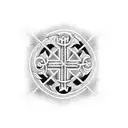 Eastern Orthodox Cross tattoo design idea