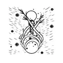 let it be then let it go tattoo design idea