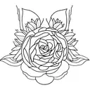 sisters matching tattoo design idea