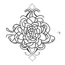 sisters matching tattoo design idea