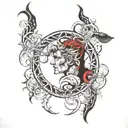 dante's inferno 9 circles tattoo design idea