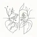 Rainer and Erika tattoo design idea