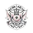 claddagh symbol wine bottle tattoo design idea