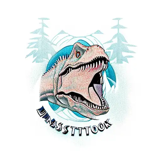 Jurassic park tattoo design idea
