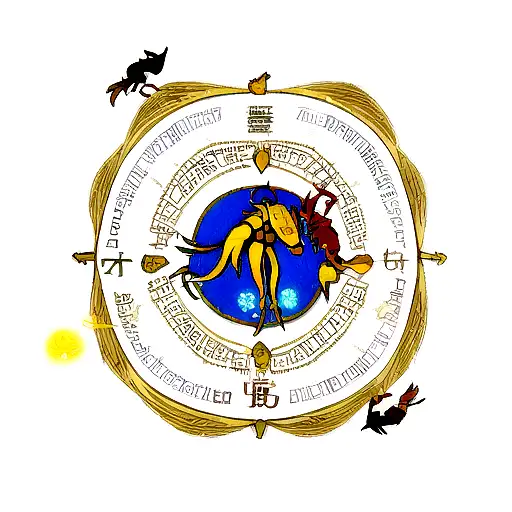 leo, scorpion, Sagittarius, gemini, family tree tattoo design idea
