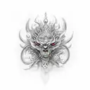 chaos tattoo design idea