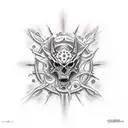 chaos tattoo design idea